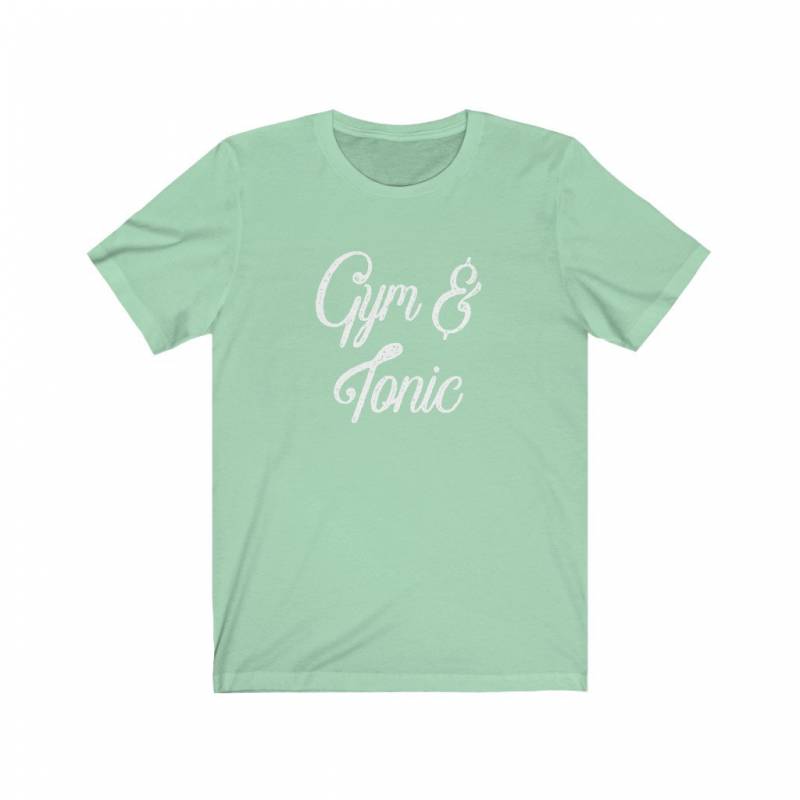 Gym & Tonic Shirt, Funny Workout Shirts, Funny Gym Shirts, Womens Workout Tshirts, Gym Shirts Women