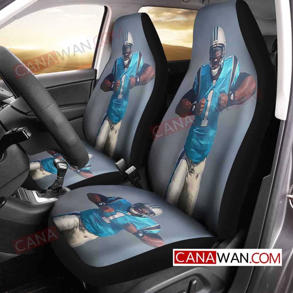 Carolina Panthers Style166 3D Customized Personalized Car Seat Cover