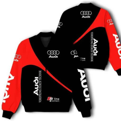 Bomber Jacket Audi, Audi 3D Spring Autumn New Fashion Men Pilot Bomber Jacket Cf17