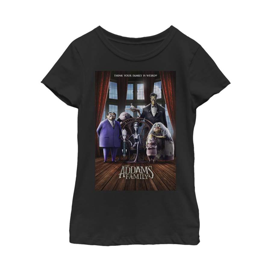 Addams Family Girl’s Theatrical Poster  T Shirt