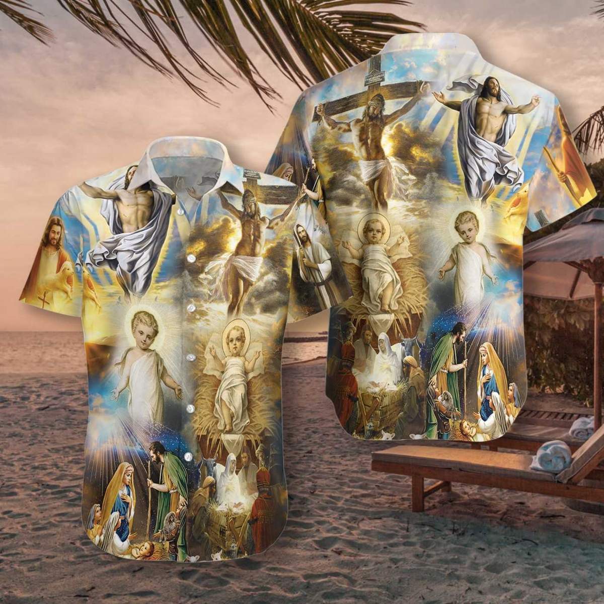 The Life Of Jesus Hawaiian Shirt | Unisex | Adult | Hw5600