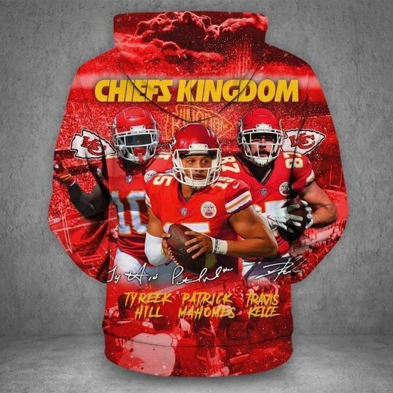 Kansas City Chiefs Fashion Team   11 Unisex 3D Hoodie Gift For Fans