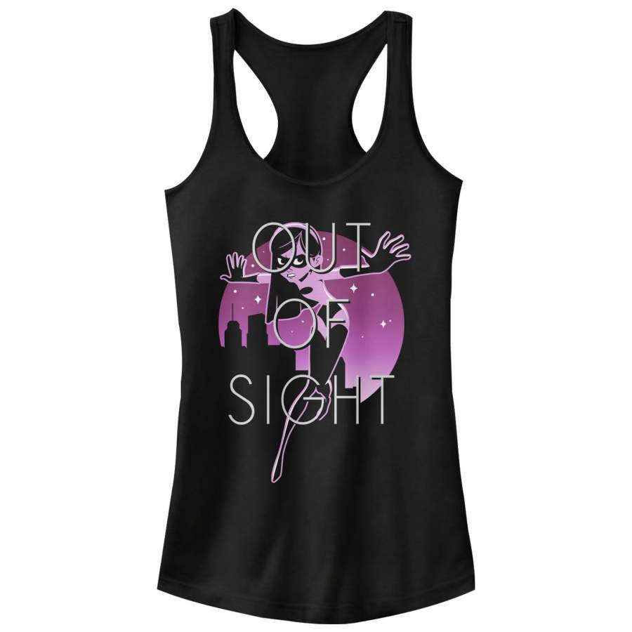 The Incredibles 2 Junior’s Violet Out of Sight  Racerback Tank