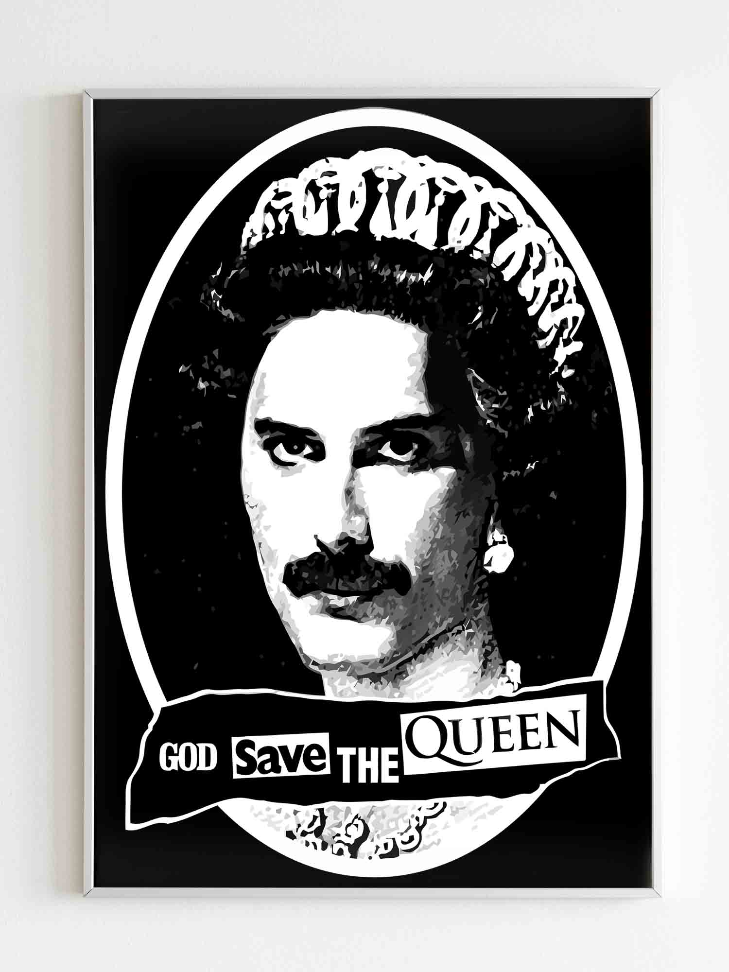 God Save The Queen Poster - Poster Art Design