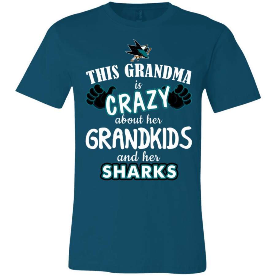 This Grandma Is Crazy About Her Grandkids And Her San Jose Sharks T Shirt