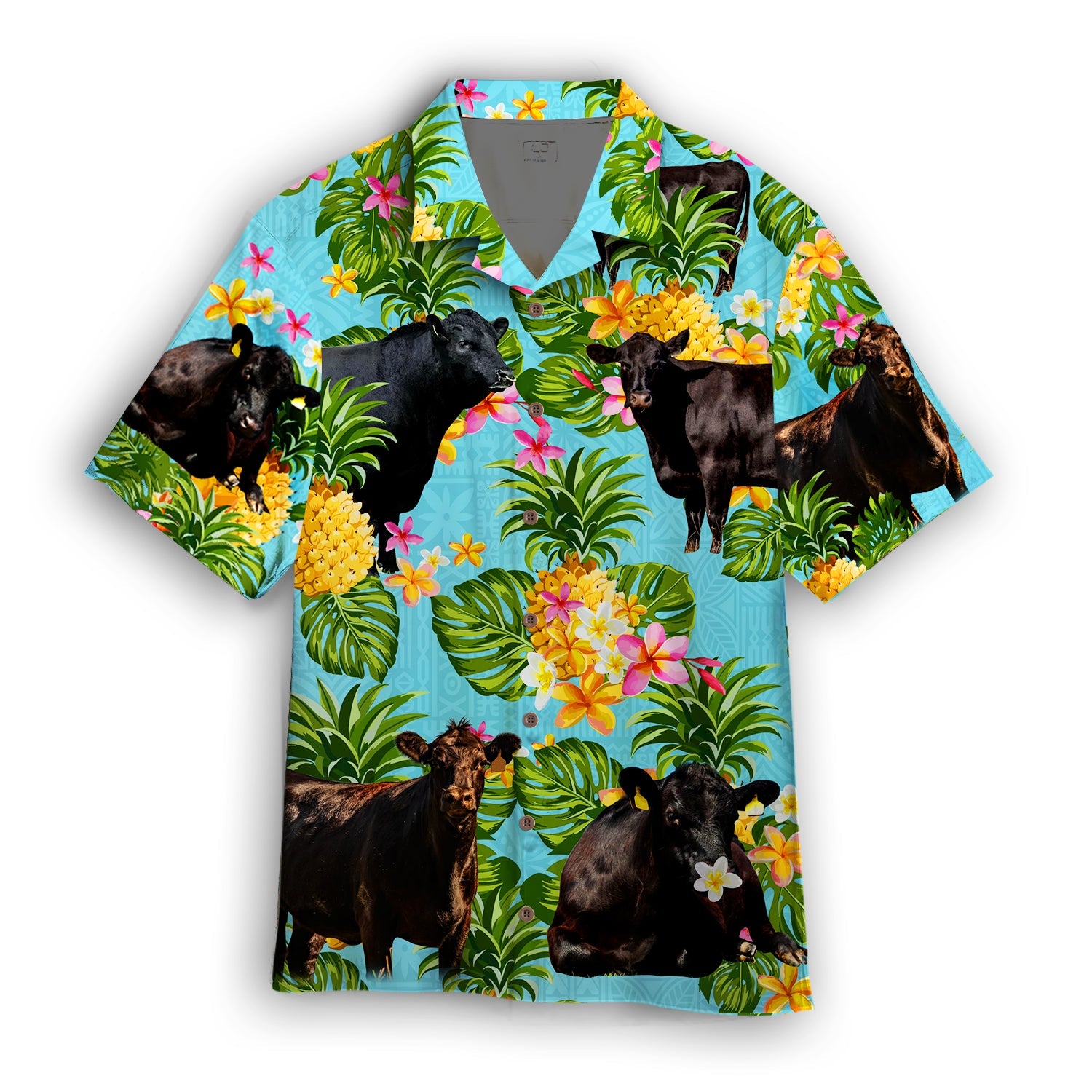 Black Angus Cattle Hawaii Shirt For Men And Women Adult Ha525