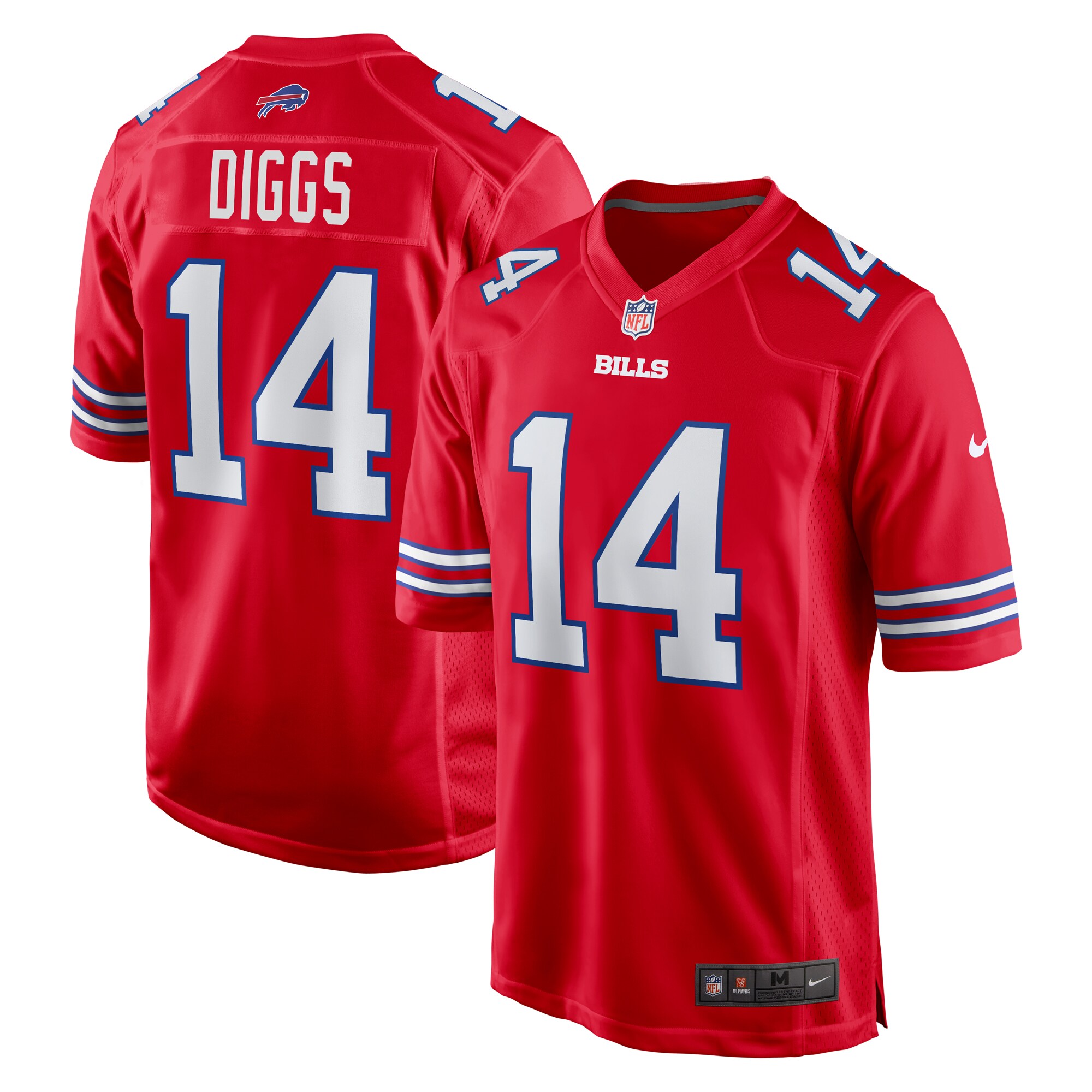 Stefon Diggs Buffalo Bills Alternate Game Jersey – Red