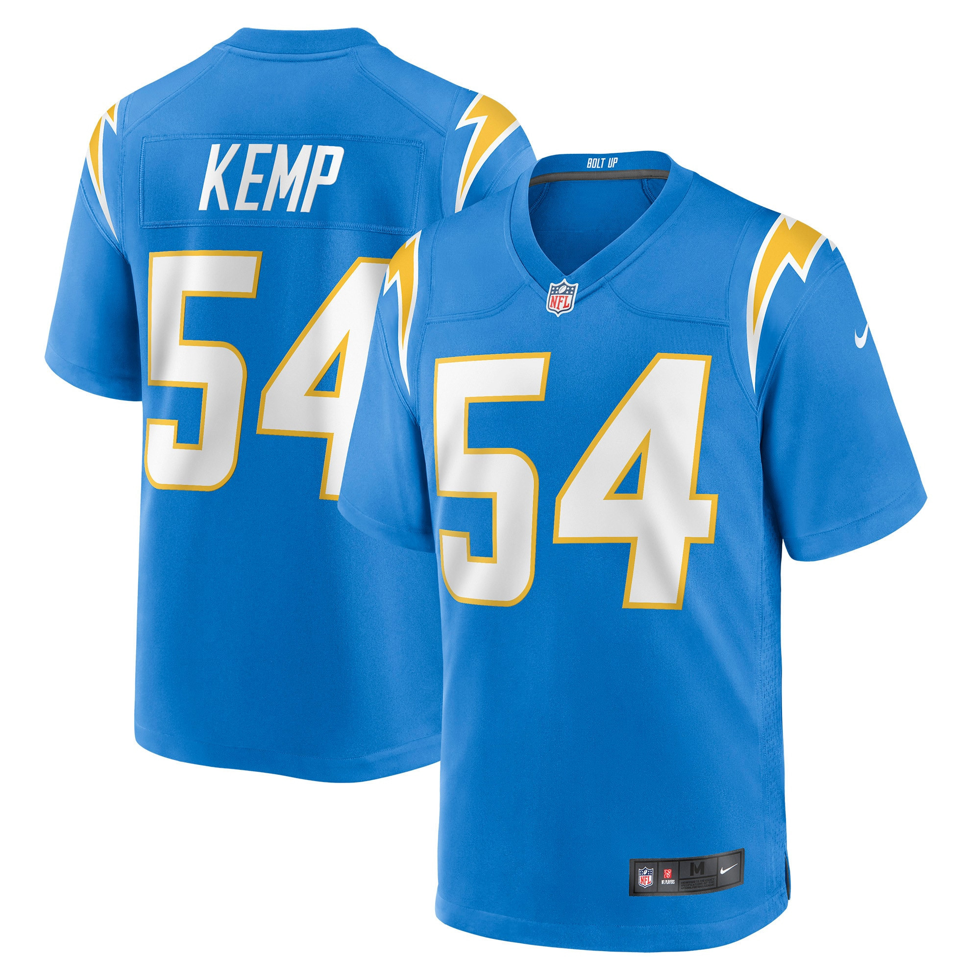 Carlo Kemp Los Angeles Chargers Game Player Jersey – Powder Blue NFL