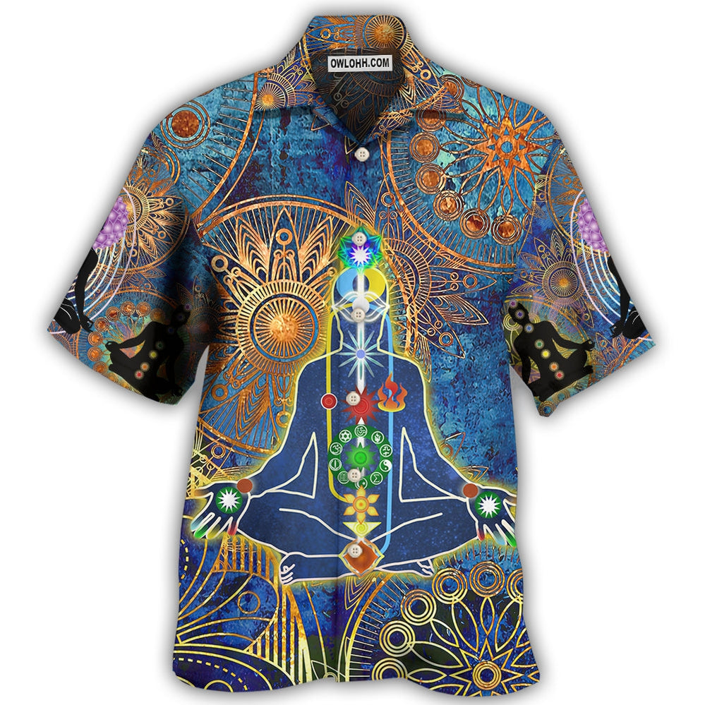 Yoga Mandala Style – Hawaiian Shirt – Owl Ohh