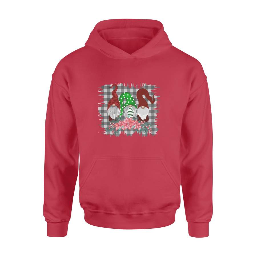 Elf White buffalo Plaid Christmas Hoodie