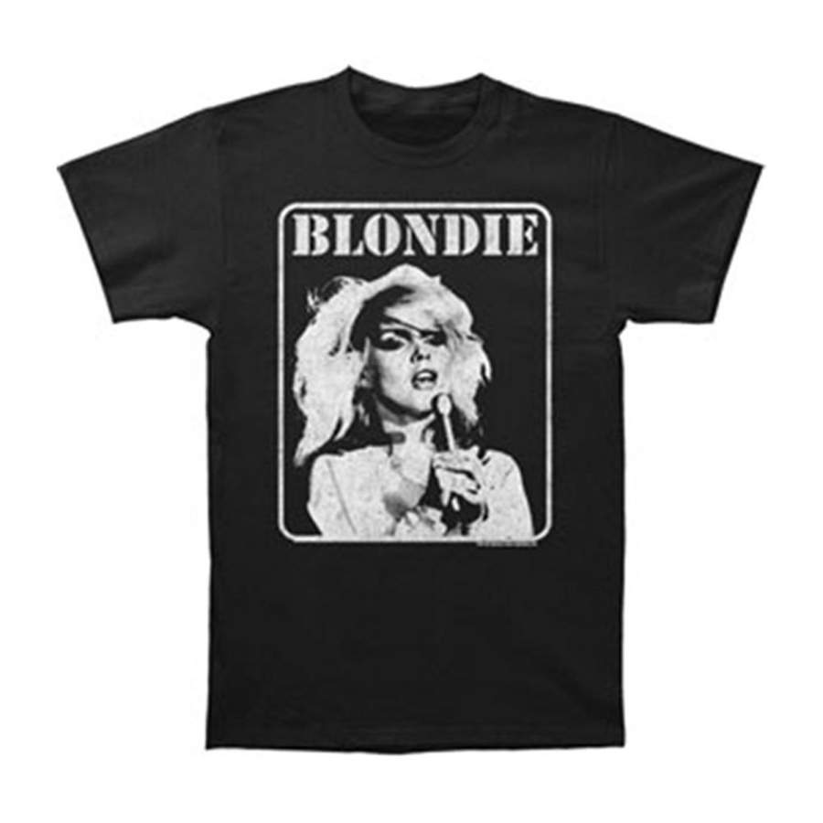 Men’s Fashion T-Shirt Blondie Men’s Presente Poster Slim Fit T-shirt Men Casual Shirts