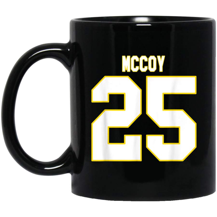 McCoy Jersey 25 Mug  Kansas City Football Red Mug