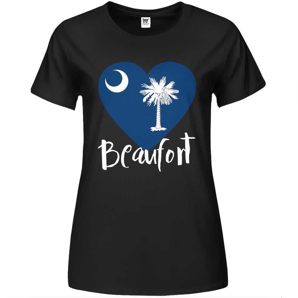 I Love Beaufont South Premium Womens Tshirts