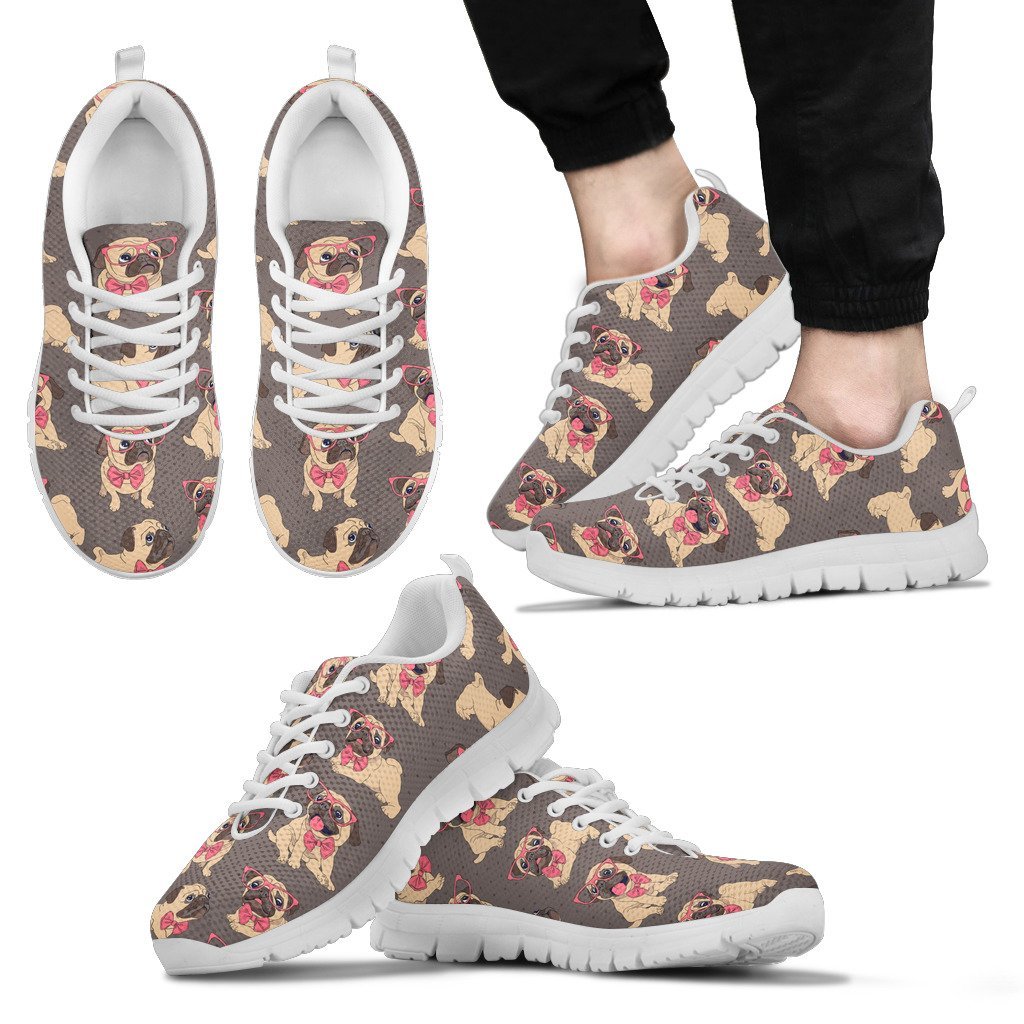 Pug Pattern Sneakers – Fit Fit Apparel