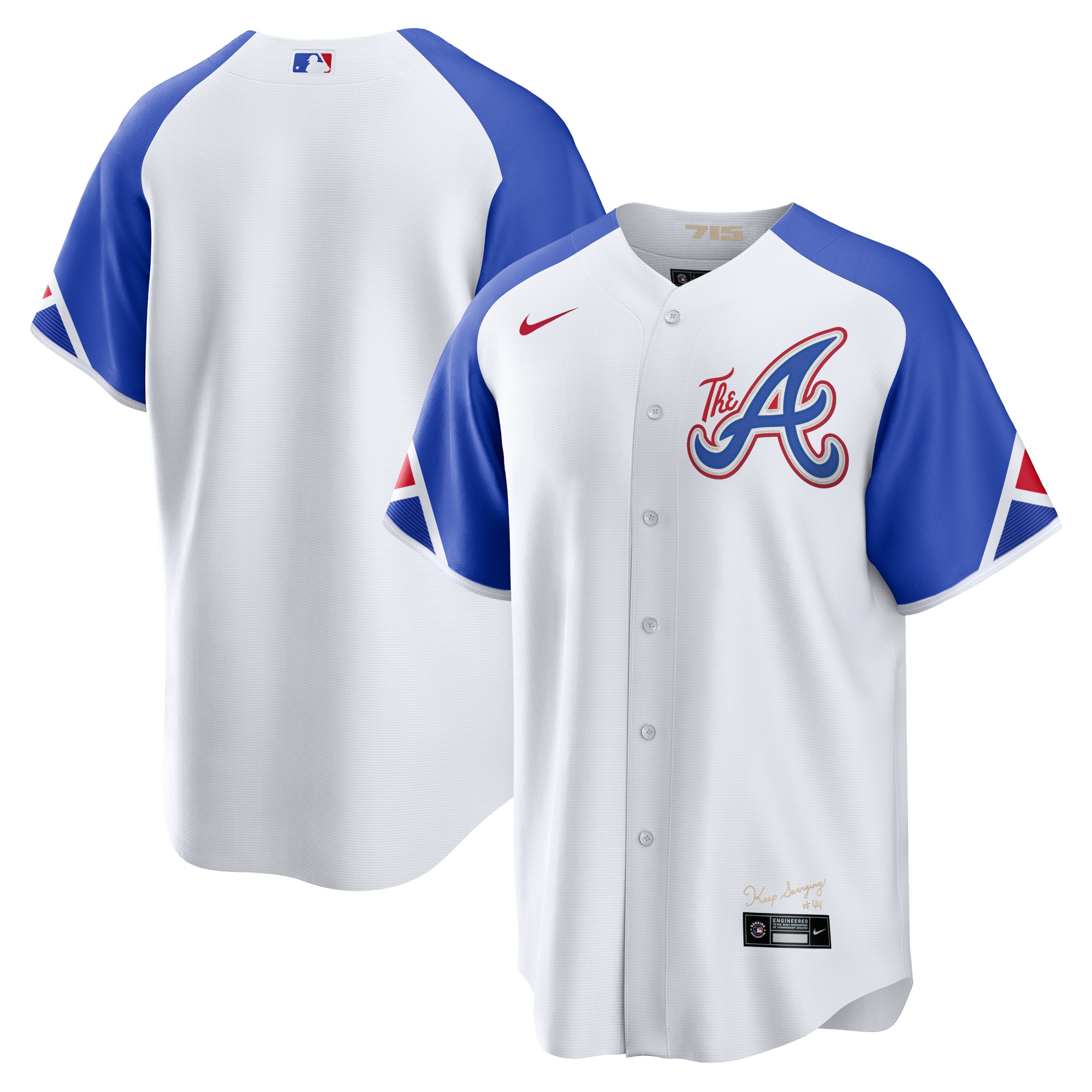 Men’s Atlanta Braves  White 2023 City Connect Jersey