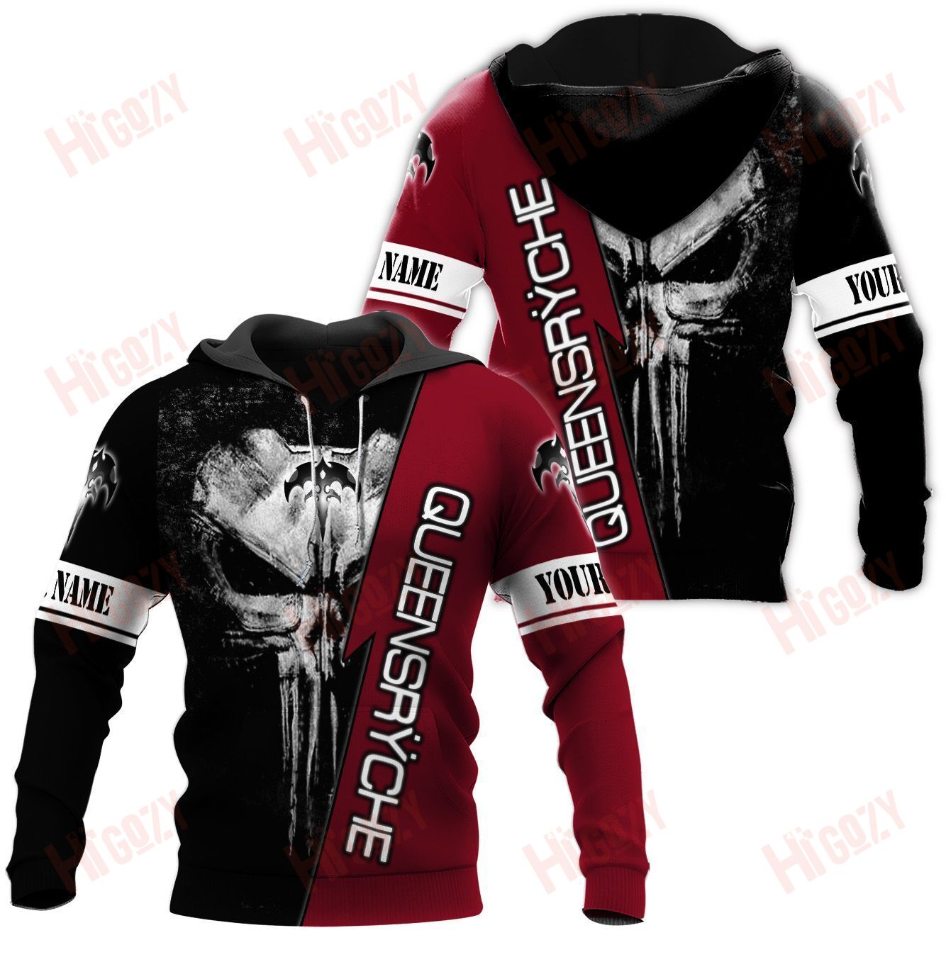 Queensrÿche Hoodie, Queensryche Hoodied 3D All Over Printed Clothes – Spnv37