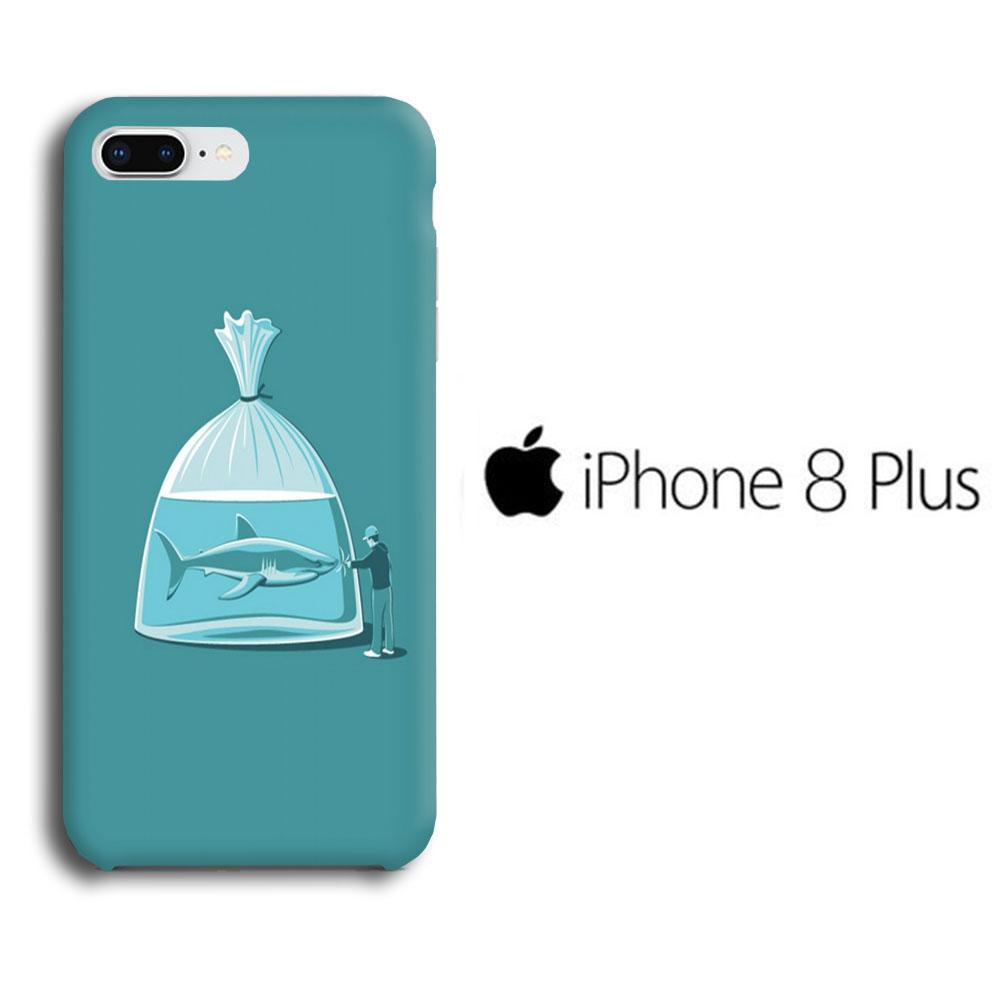 Stupidity Sharks Iphone 8 Plus 3D Case