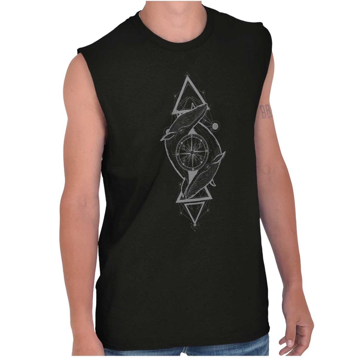 Dual Whales Sleeveless T-Shirt