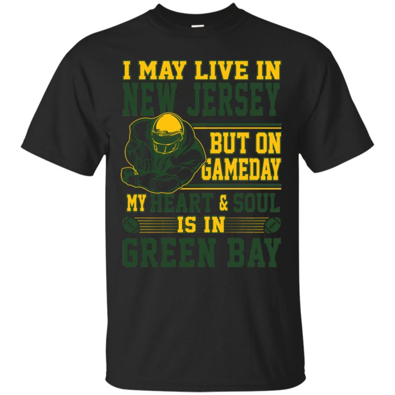 Green Bay Packers New Jersey Shirts On Gameday My Heart Is In Green Bay