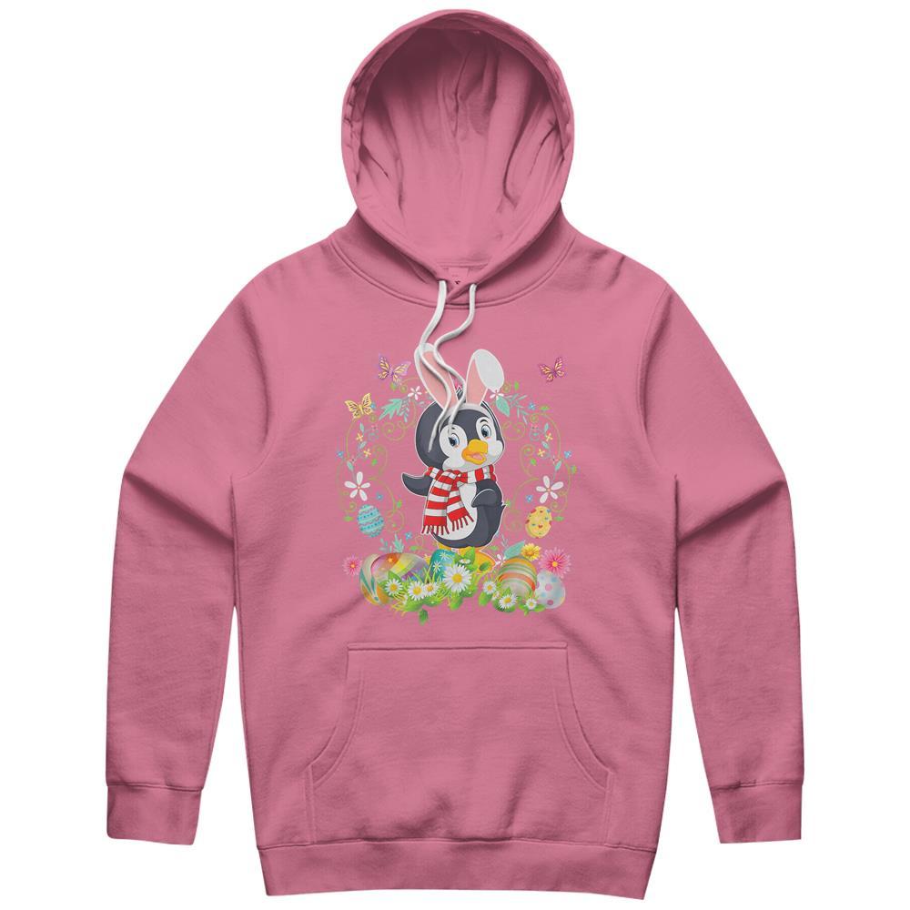 Bunny Penguin Happy Easter Day Lover Egg Hunt Lovely Cute Hoodie