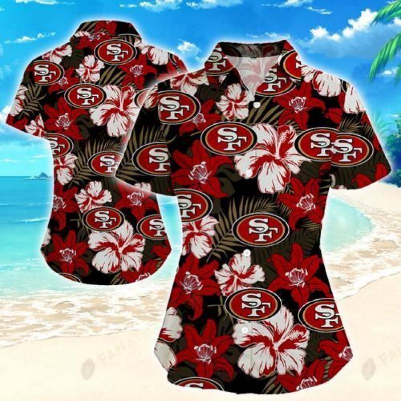 San Francisco 49ers Women Hawaii Shirt