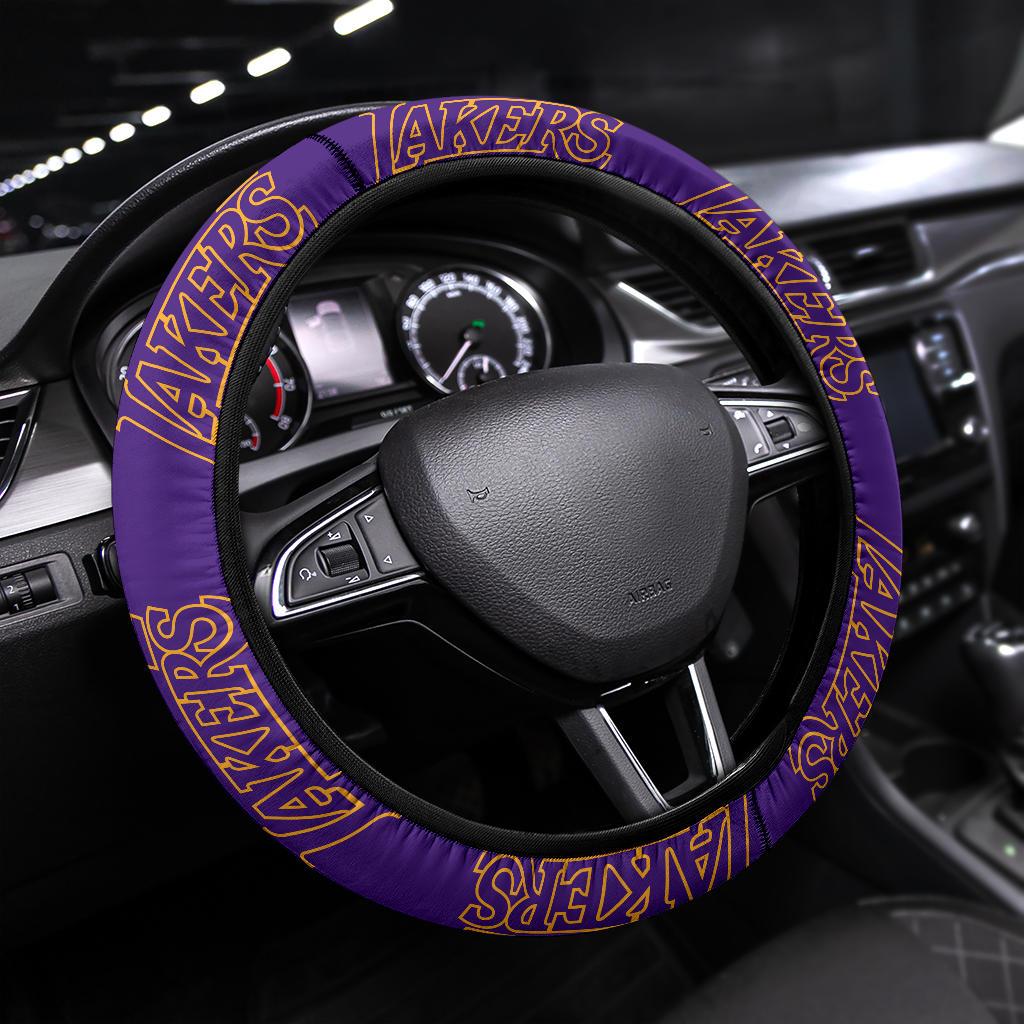 Lakers Steering Wheel Cover