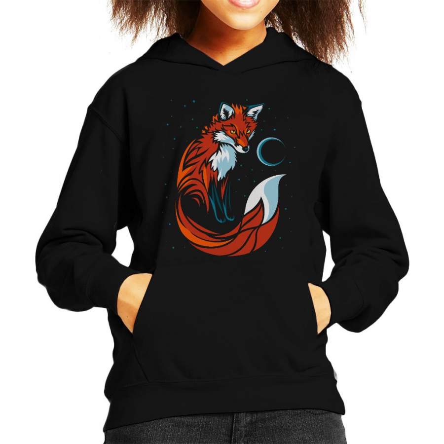 Tribal Stars Fox Kid’s Hooded Sweatshirt