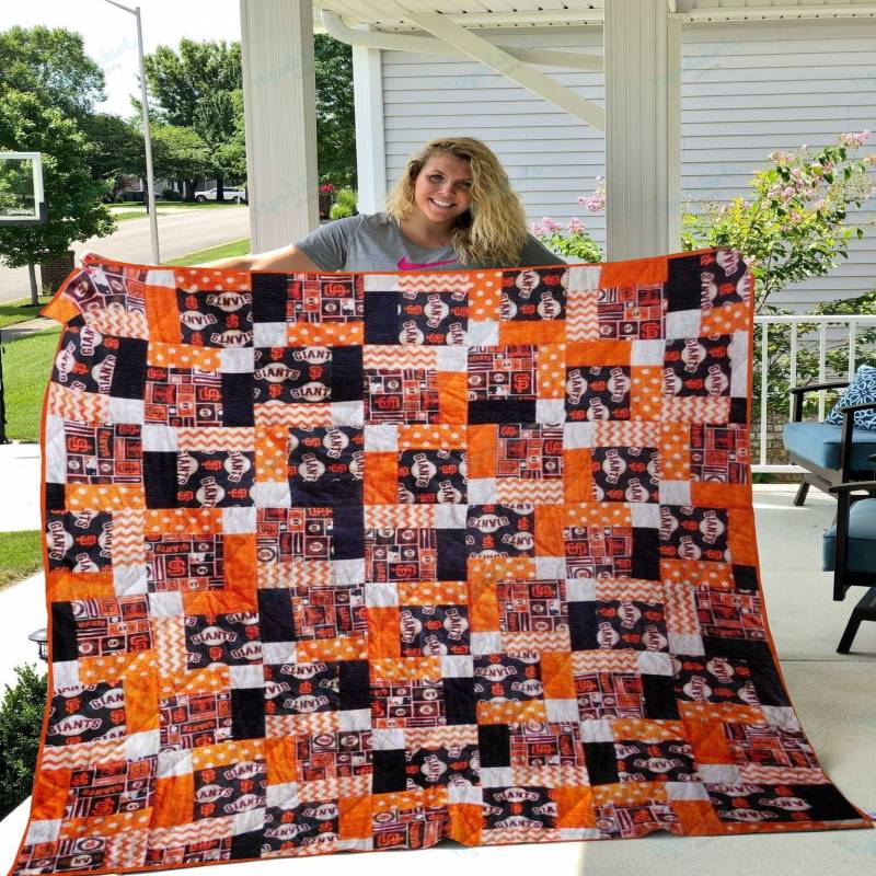 San Francisco Giants Quilt Blanket 01