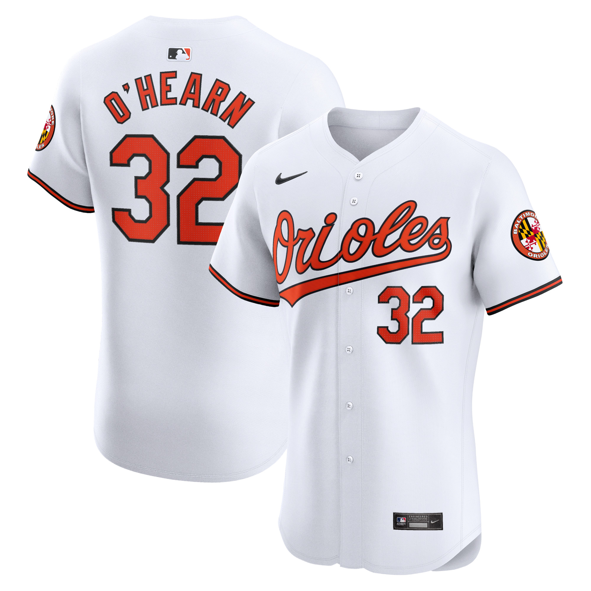 Ryan O'Hearn Baltimore Orioles Home Elite Player Jersey – White