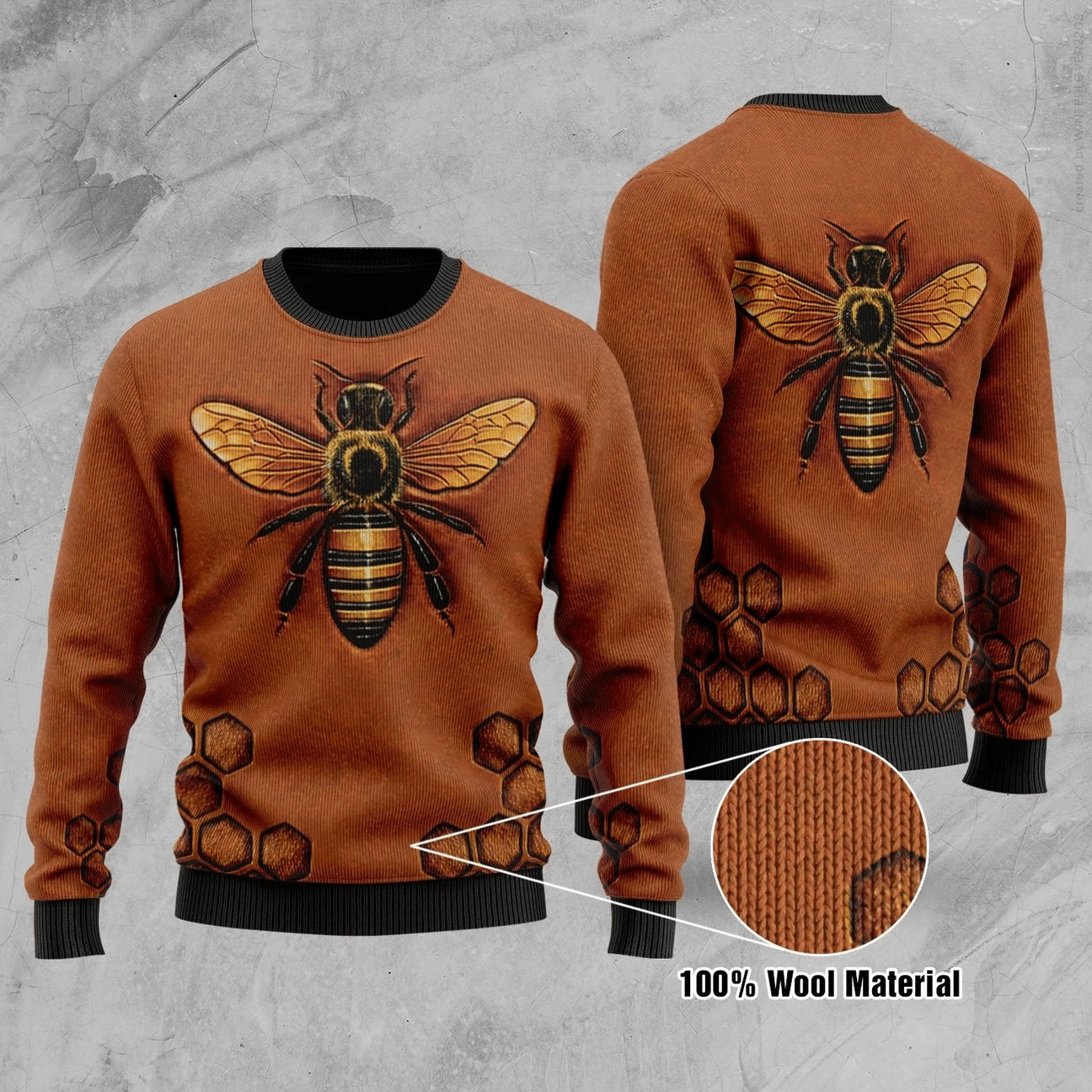 Bee Christmas Ugly Sweater Hn141239