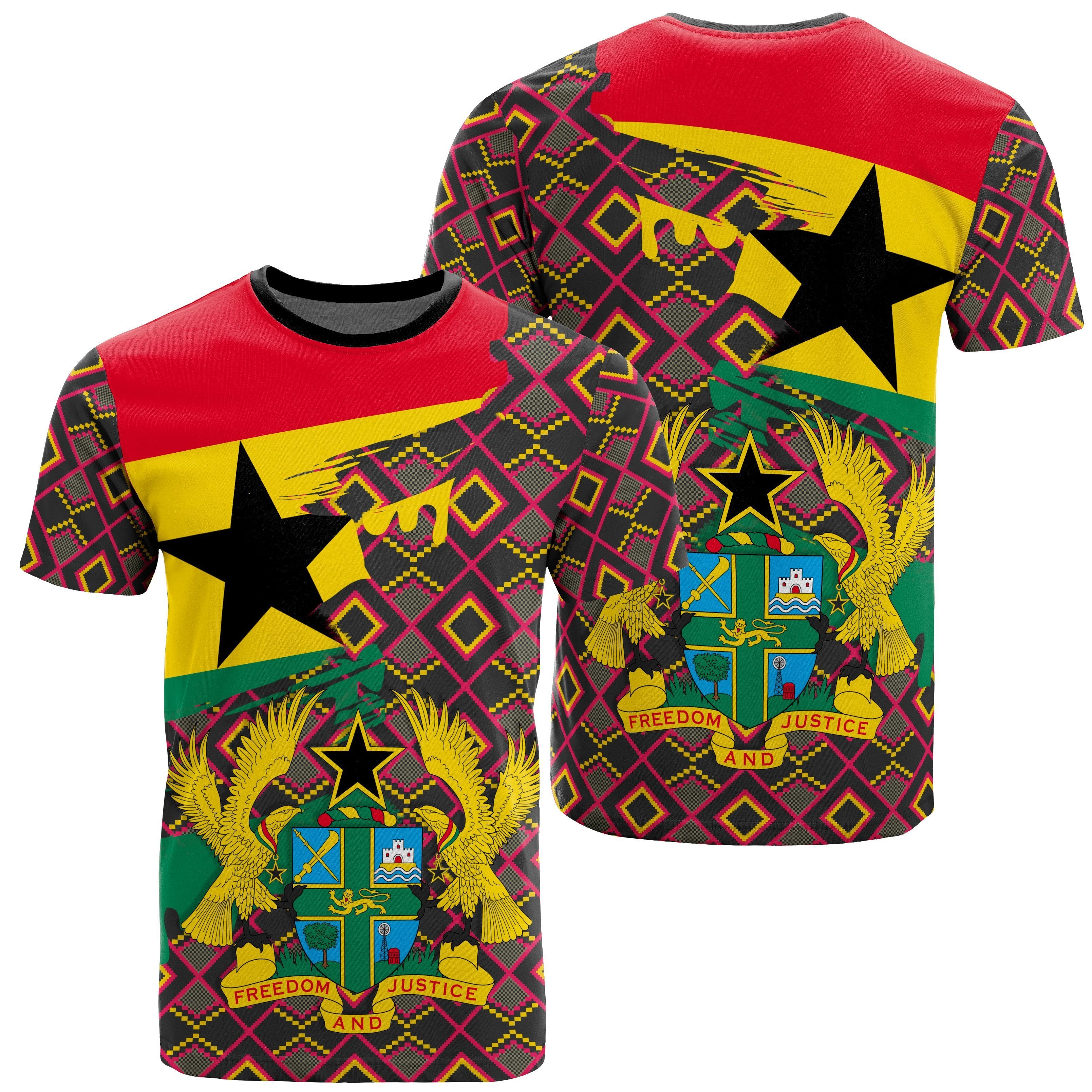 Greeklife T-Shirt – Kente Harmonious Pattern Tee – Gash Style