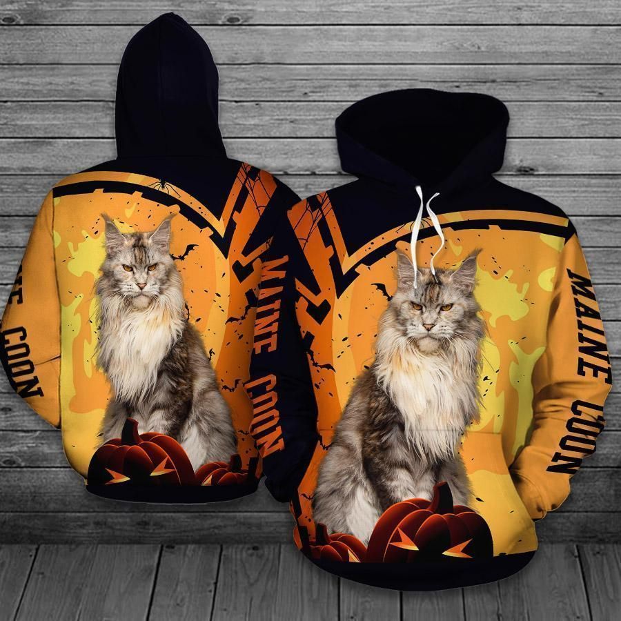 Maine Coon Kitten Pullover Unisex Hoodie Bt03 #17404