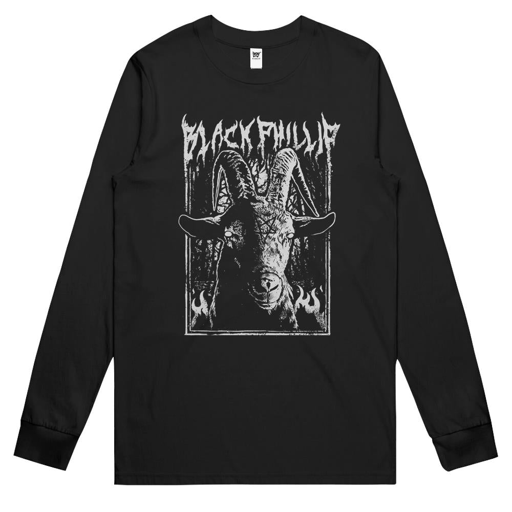 Black Metal Phillip Long Sleeve T Shirts