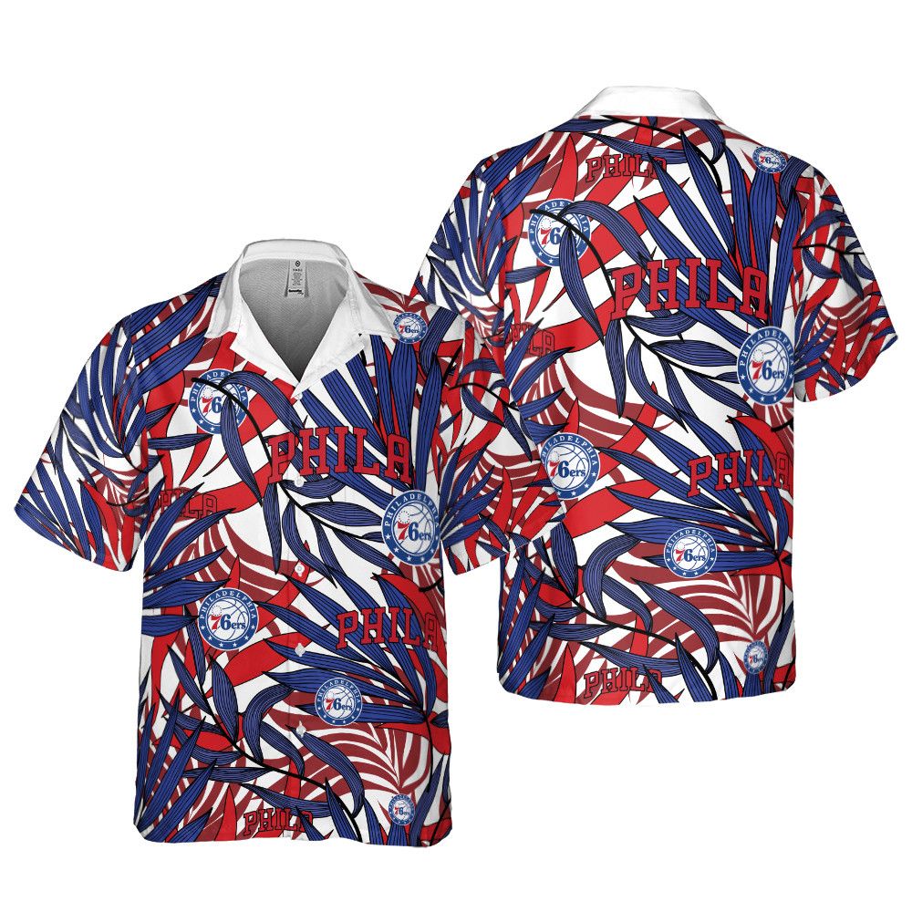 Island Vibe Festive Shirt by Philadelphia 76Ers