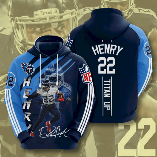 Tennessee Titans Derrick Henry 51 Unisex 3D Hoodie Gift For Fans