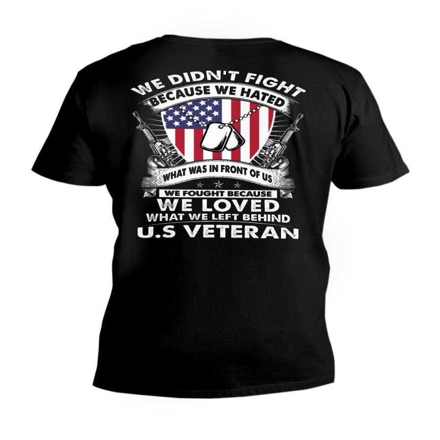 We Loved What We Left Behind Us  Veteran Guys V-Neck