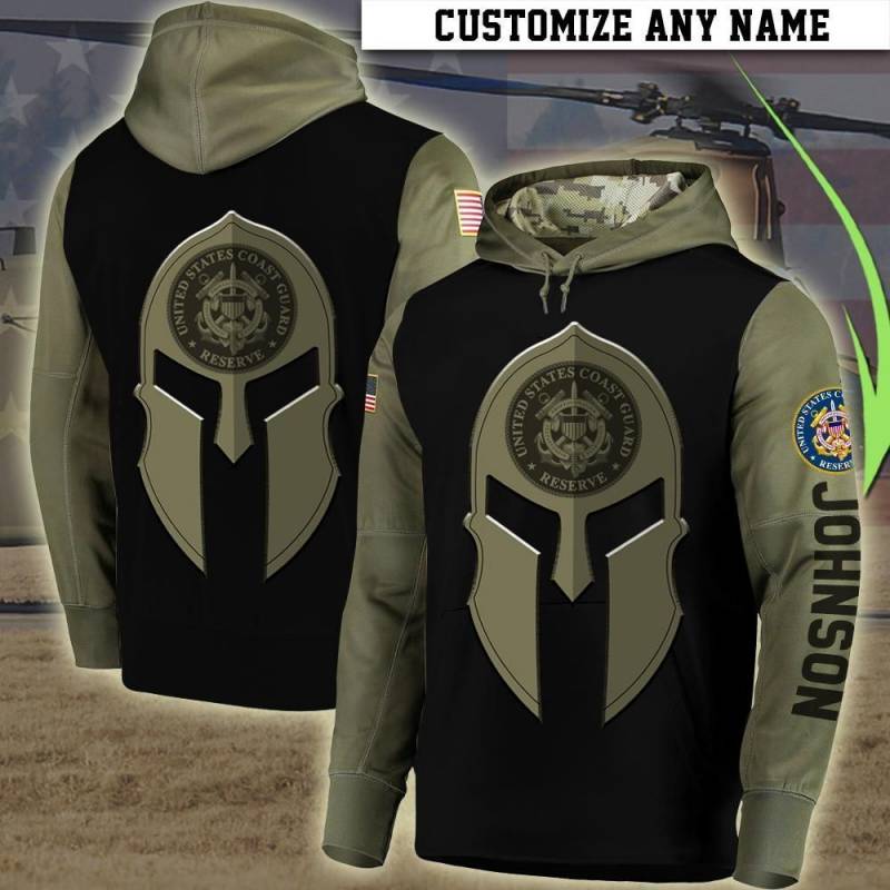 United States Coast Guard Pullover Hoodie Customize 6