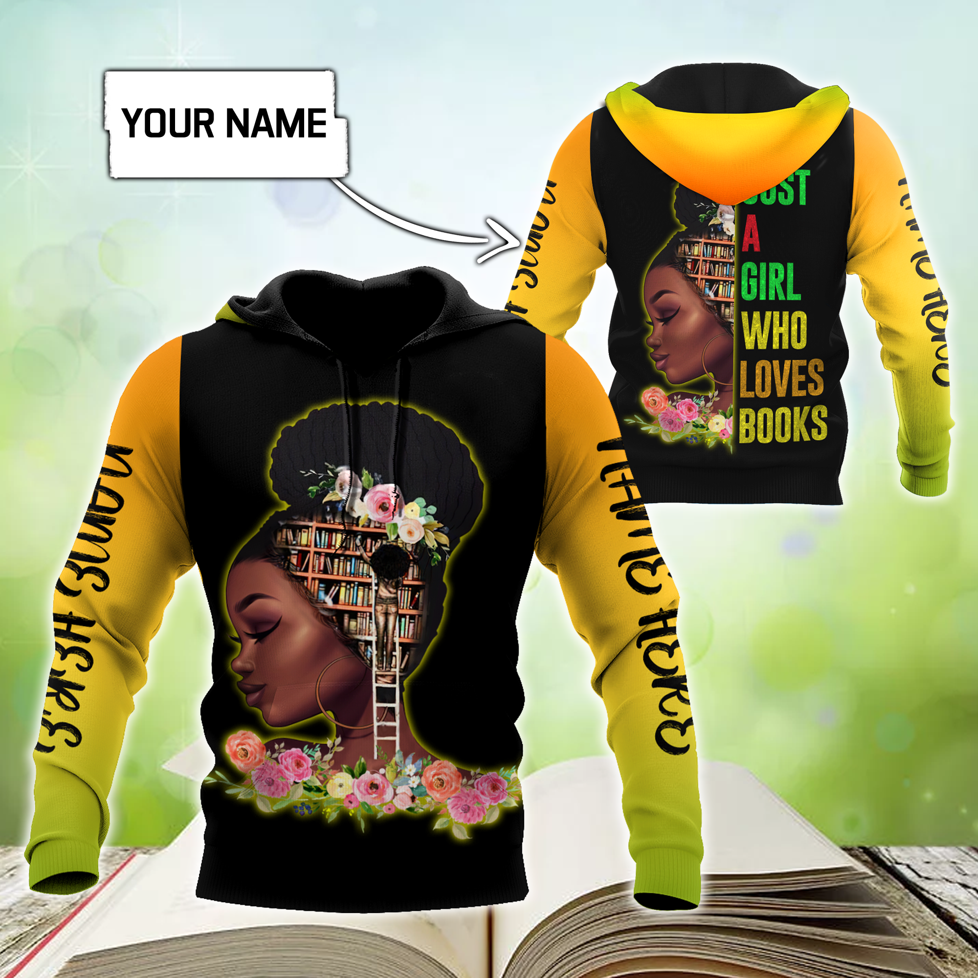 3D All Over Printed Book Lovers  Unisex Shirts SN02022103 Custom Name XT