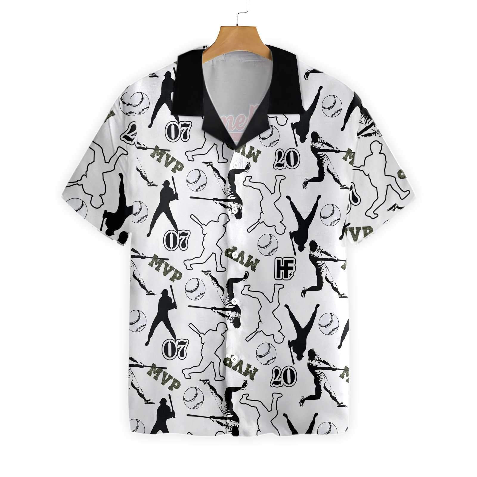 Baseball Seamless Pattern 0902 Hawaii Shirt Ha43085