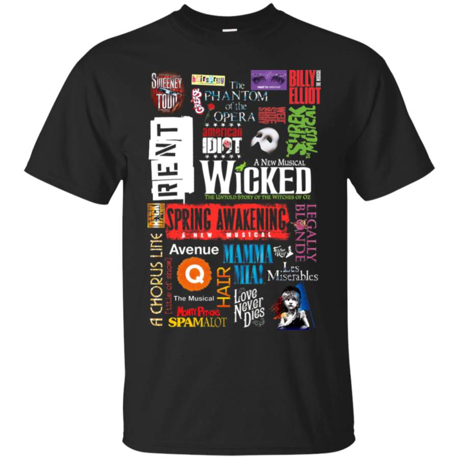 AGR Broadway Musical Collage T-shirt