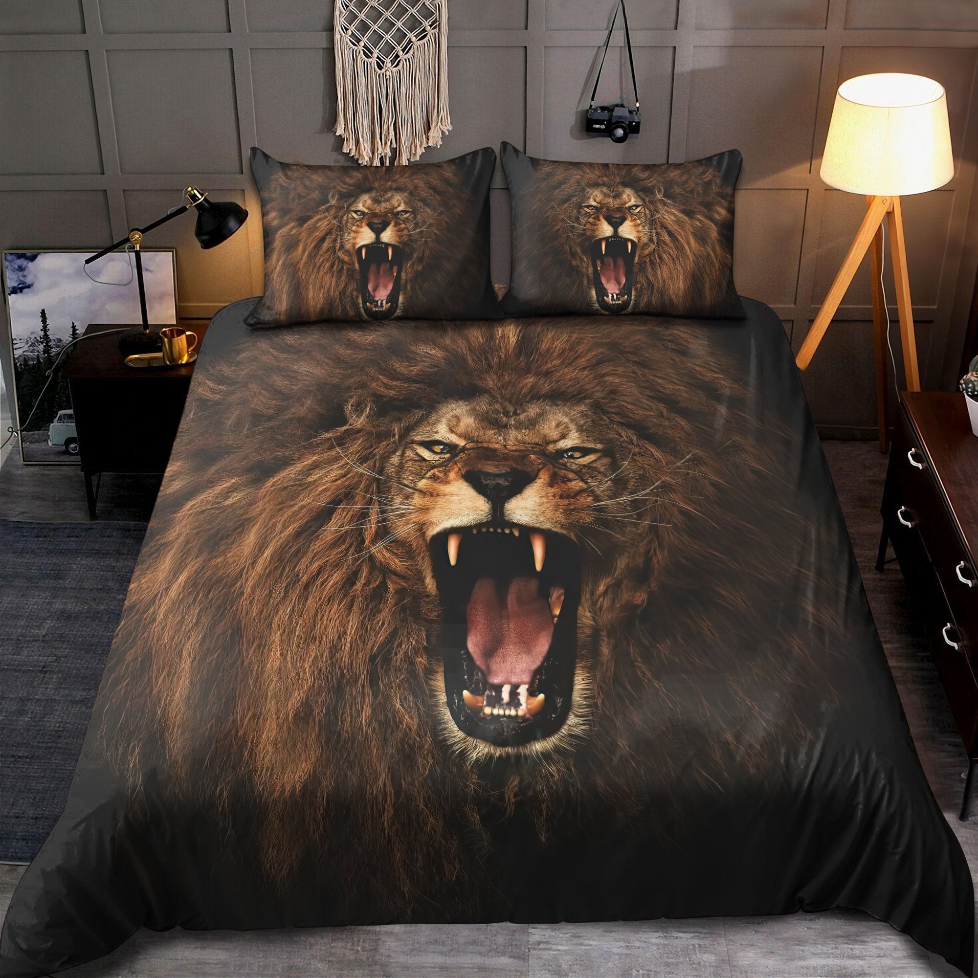 Tmarc Tee The Alpha King Lion Bedding Set