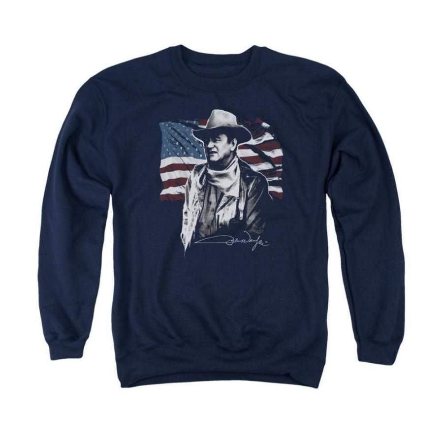 John Wayne American Idol Men’s Crewneck Sweatshirt Custom Merch