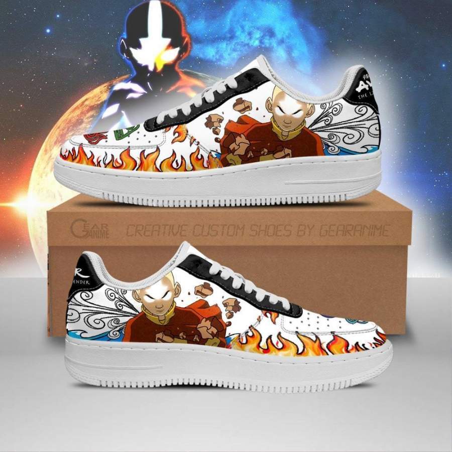 Avatar Airbender Air Sneakers Characters Anime Shoes Fan Gift Idea PT06