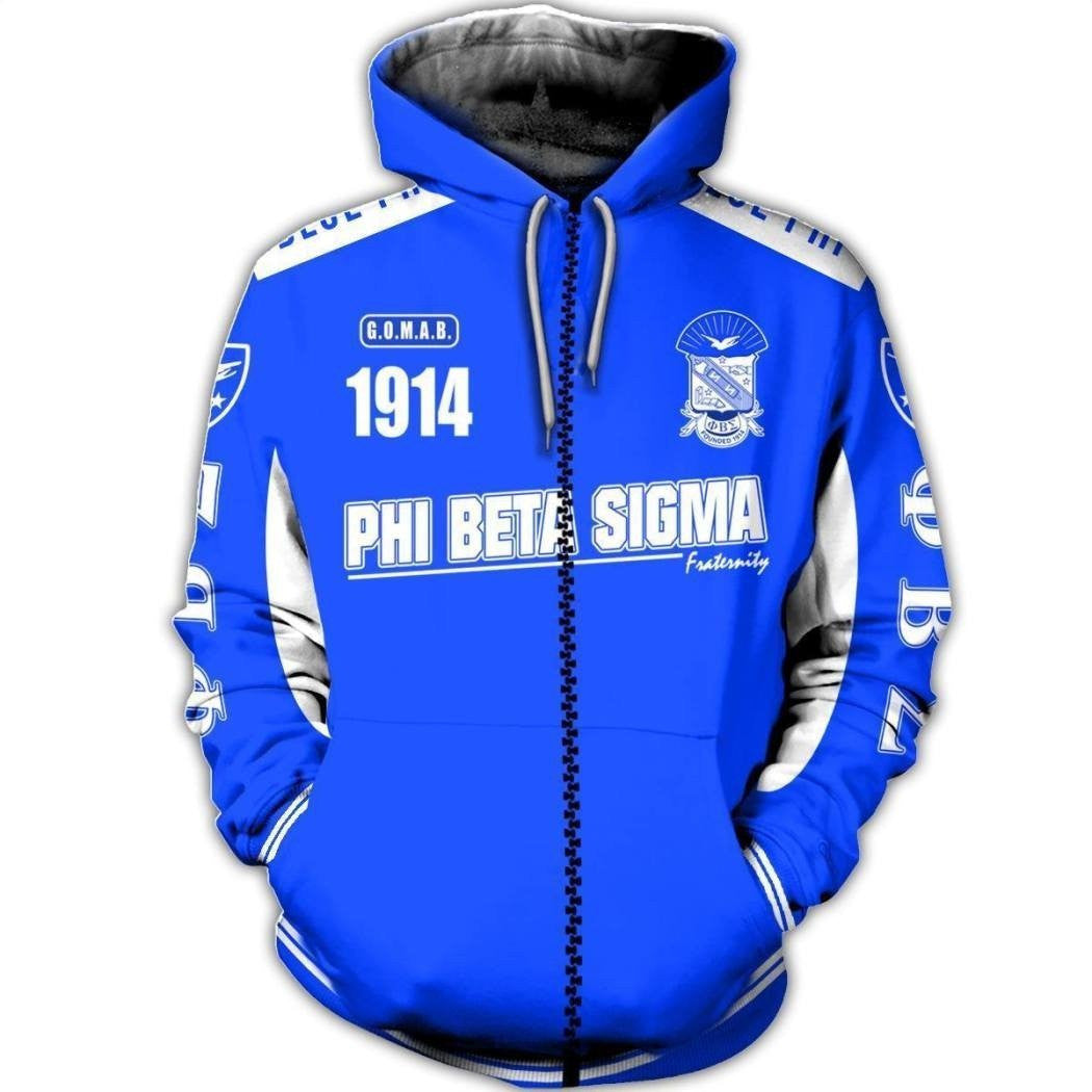 Fraternity Hoodie – Phi Beta Sigma Zip Hoodie Giang Style