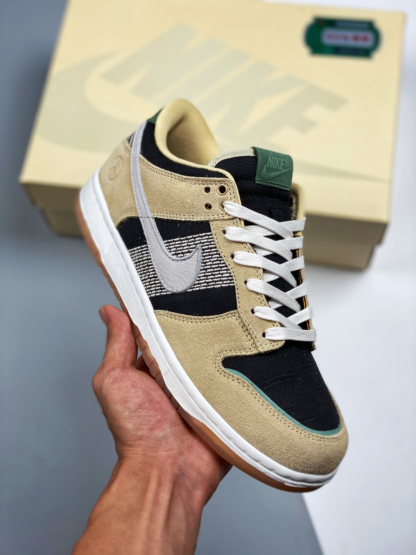 Nike Dunk Low Rooted in Peace Pale VanillaSail-Black-Silver Pine 5339470