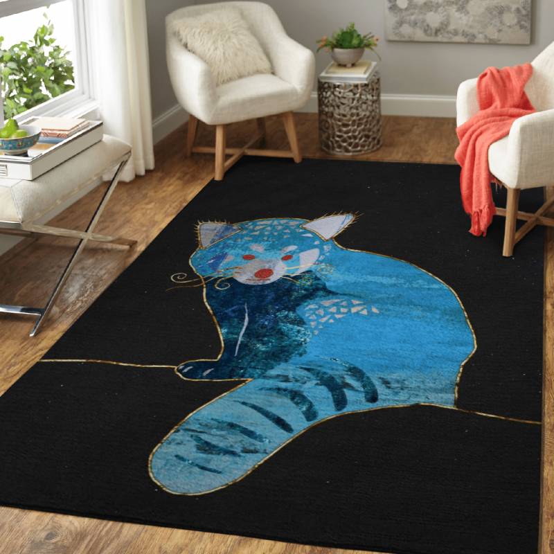 Red Panda – Patchwork Animals Area Rug Carpet