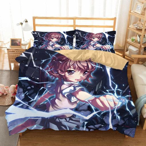 Toaru Majutsu No Index 16 Duvet Cover Pillowcase Home Decor 3D Bedding Set 6805