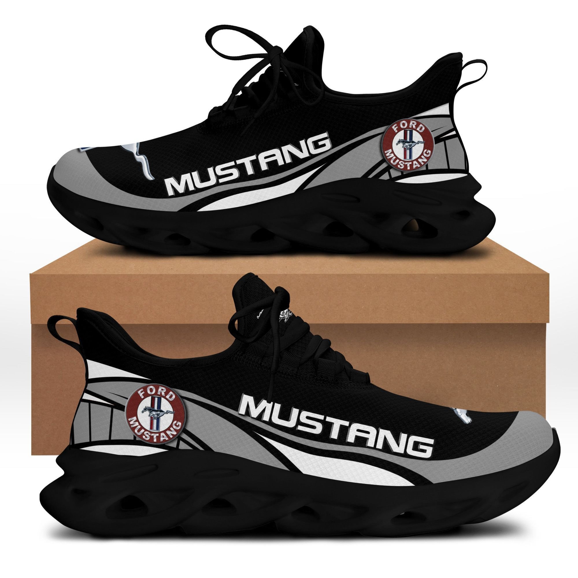 Ford Mustang Bs Running Shoes Ver 4 (Grey) – Chingontees