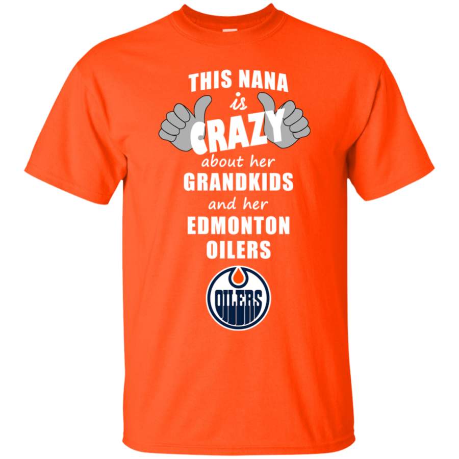 This Nana Is Crazy About Her Grandkids And Her Edmonton Oilers T Shirts