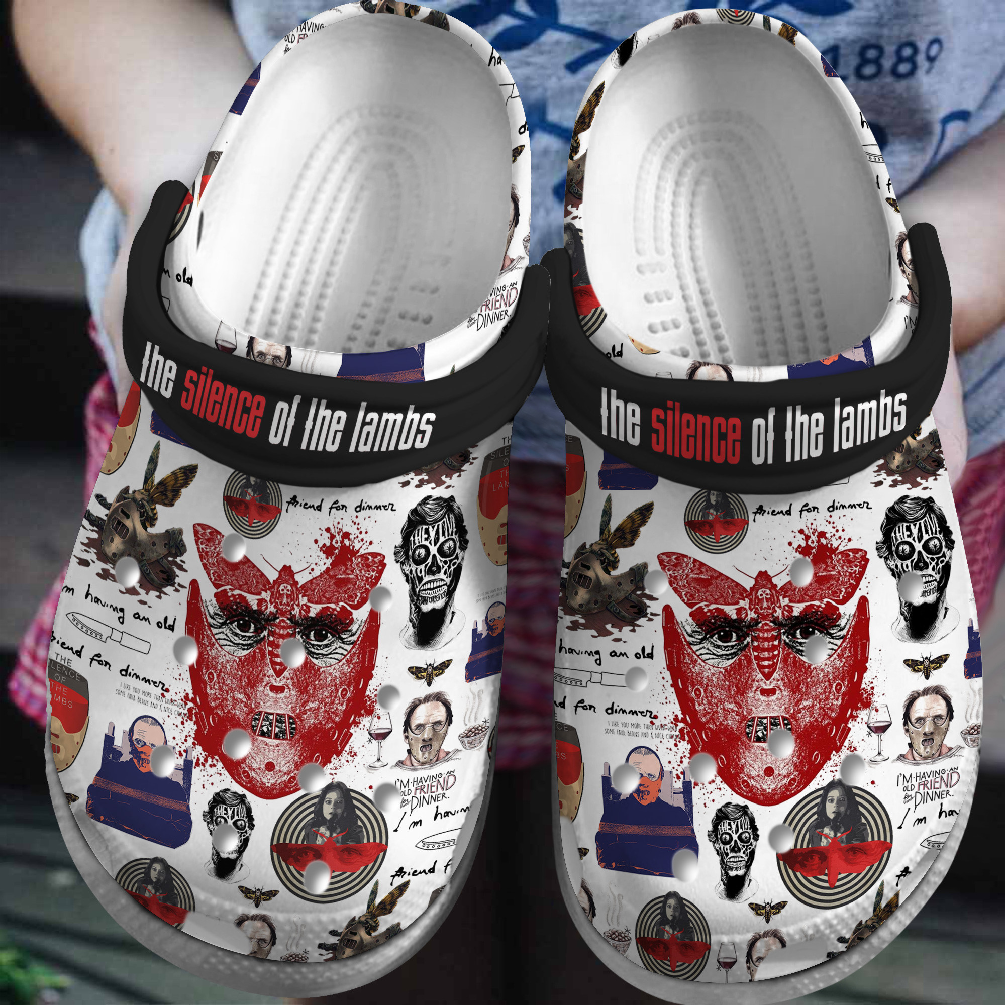 The Silence Of The Lambs Movie Crocss Crocband Clogs Shoes Comfortable For Men Women And Kids – Tr18
